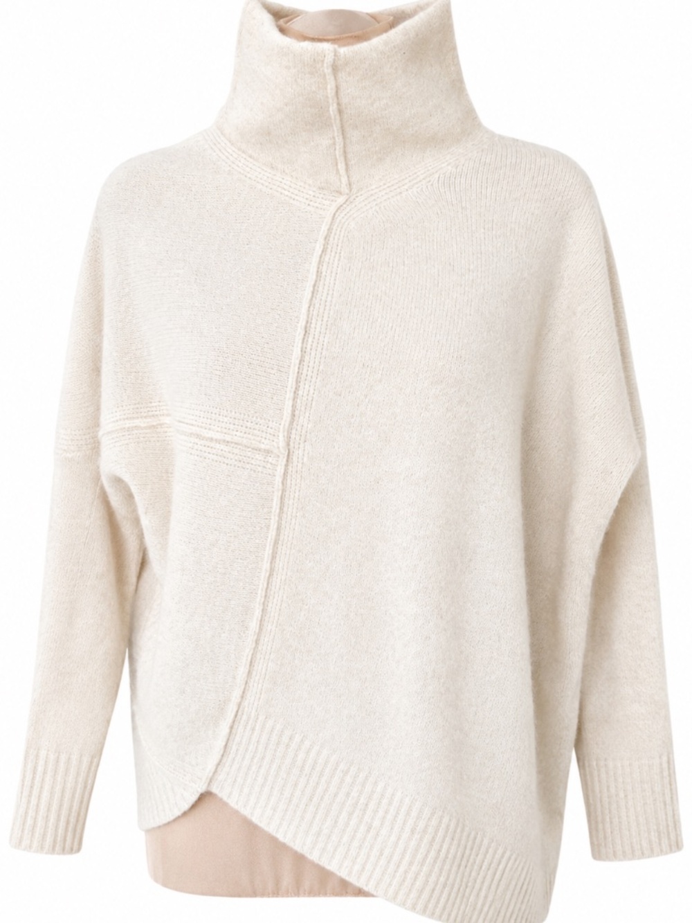 ALL SAINTS Lock Roll Asymmetrical Jumper/Sweater EUC